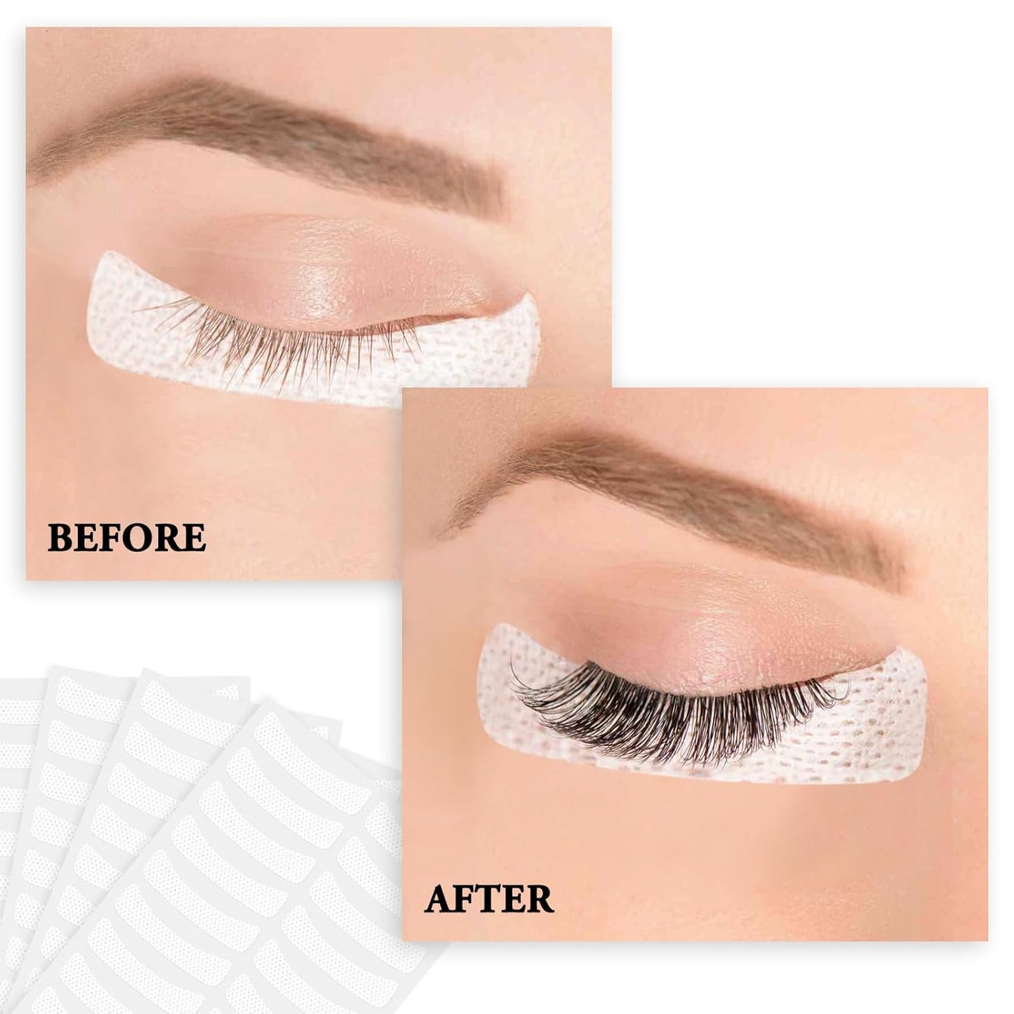 Eyelash Extension Stickers - 50 Pairs Under Eye Mapping Patches for Lash Isolation | Perfect for Beauty Salons