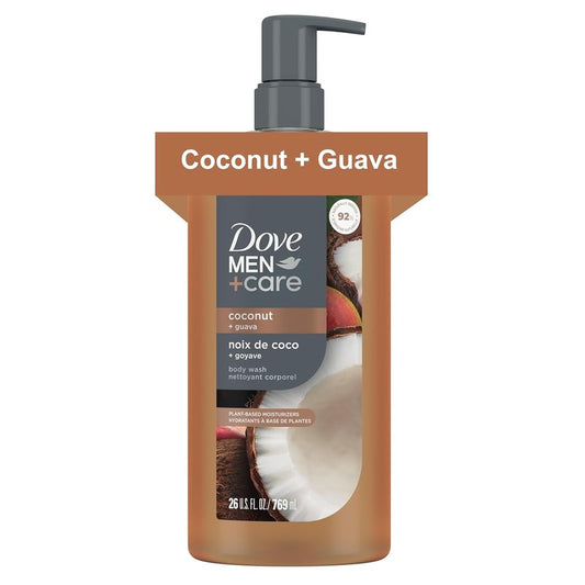 Dove Men Coconut + Guava Moisturizing Body Wash - Sulfate & Paraben Free | 26oz