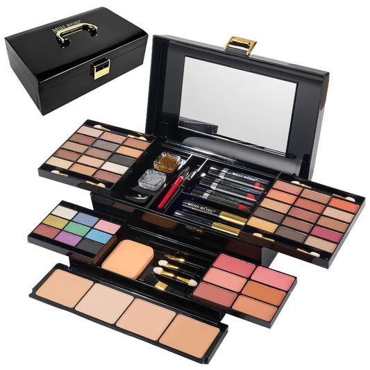 Joyeee All-in-One Makeup Gift Set Carry All Makeup Kit Women Full Kit With Makeup Bag Concealer Lipgloss Lipstick Blush Foundation Face Powder Eyeshadow Palette Cosmetic Palette #8