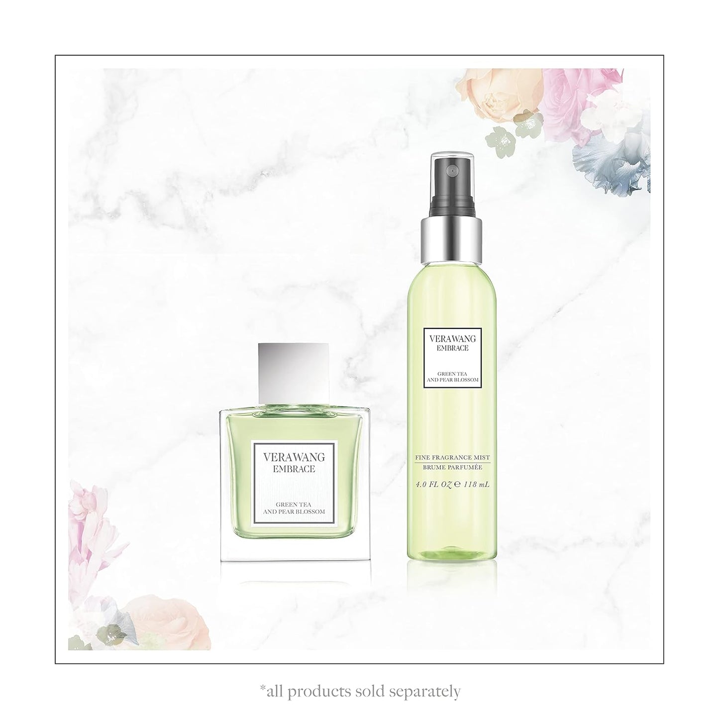 Vera Wang Embrace Eau de Toilette Spray for Women - Green Tea & Pear Blossom | 1 Fl Oz