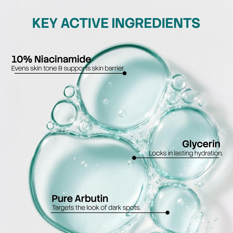 Advanced Youth Rejuvenating Serum with 10% Niacinamide + Arbutin – Brightening & Dark Spot Treatment – 50ml