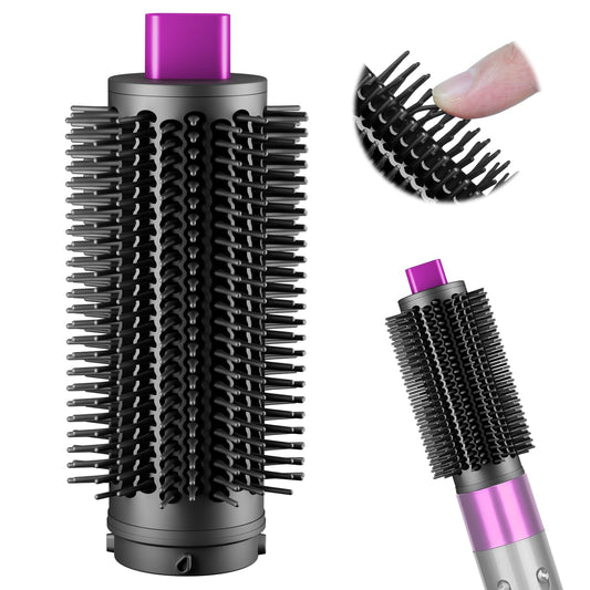 ZEPHBLOW Upgraded Round Volumizing Brush for Dyson Airwrap, Round Brush Attachment Compatible with Airwrap HS01/05/08, Flexible Bristles for Root Lift Volume Frizz Control Styling Volumizing, Rose