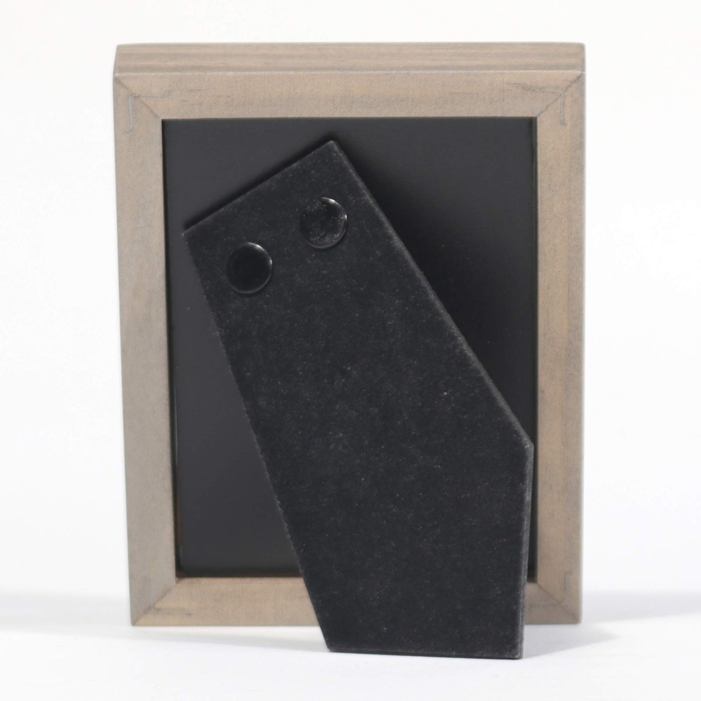 Lawrence Frames Studio Wood Picture Frame, 2.5x3.5, Gray