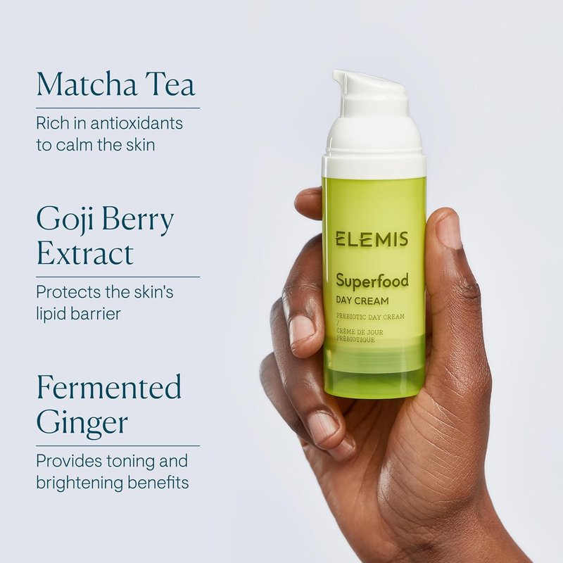 ELEMIS Superfood Day Cream - Vitamin-Rich Prebiotic Moisturizer for Radiant Skin | 50 mL