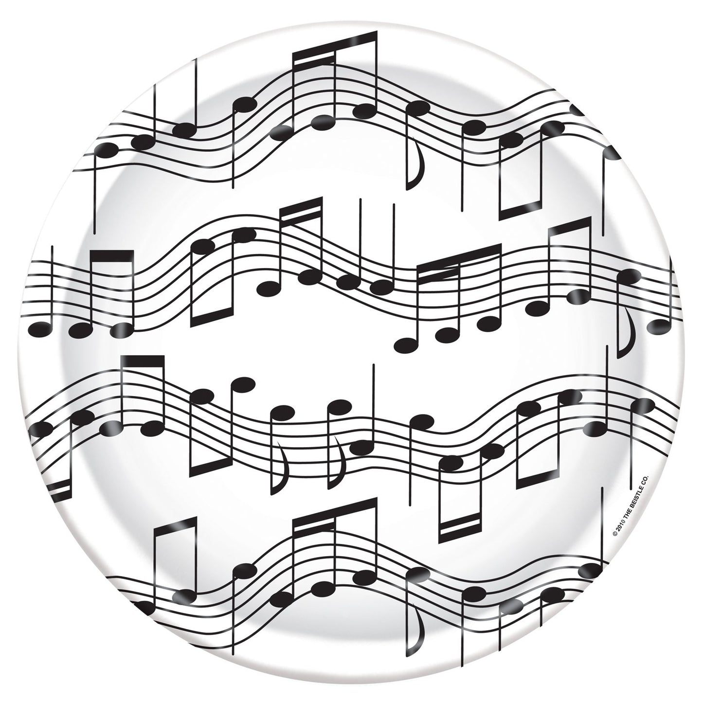 Musical Note Plates (8/Pkg)