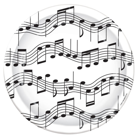 Musical Note Plates (8/Pkg)