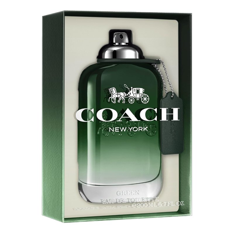 Coach Men's Fragrance - Green Eau de Toilette with Kiwi & Rosemary - Fruity & Fresh Scent