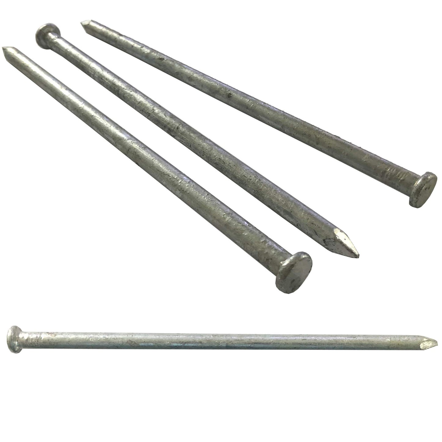 120d - Galvanized Spike nail - Outdoor rust resistant nail, great for landscaping ties (10)