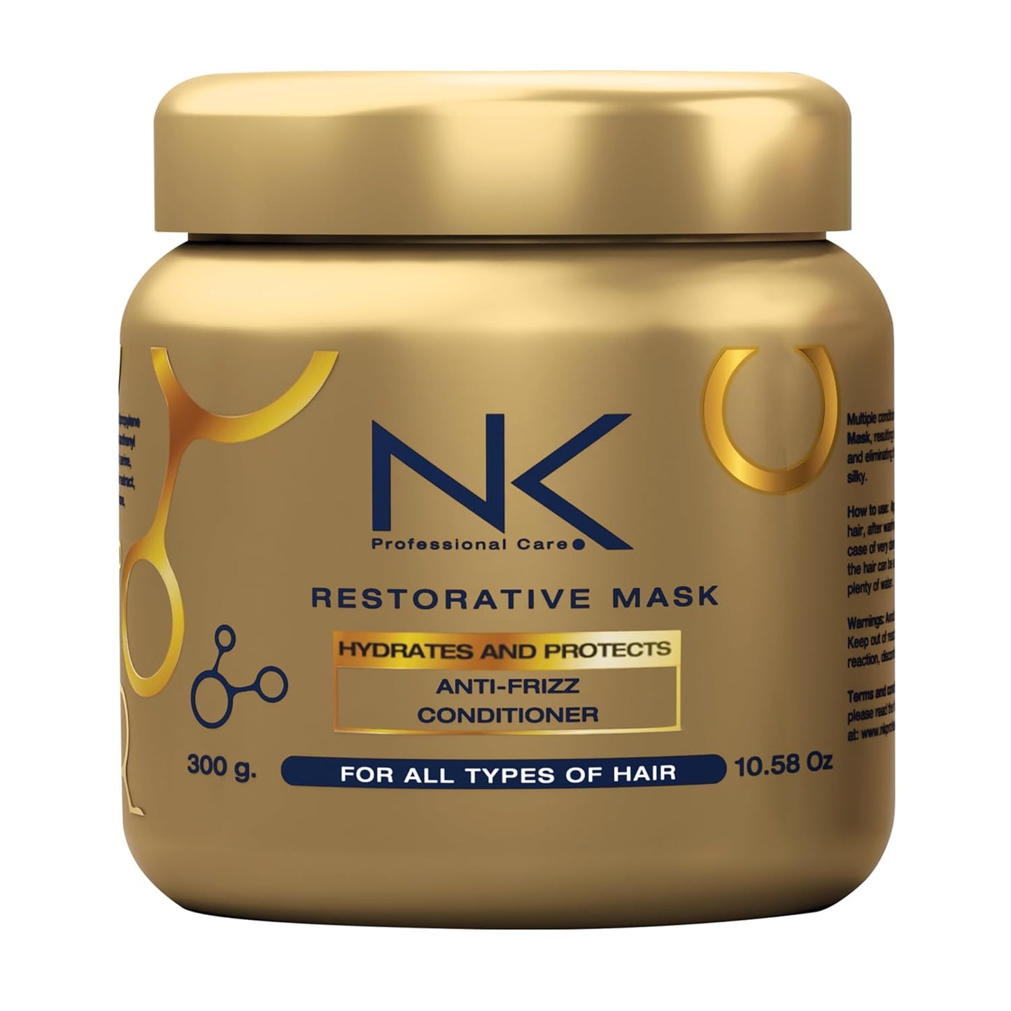 NK Professional Care Hair Repair Kit - Niacinamide Shampoo, Mask & Ampoules | Strengthens & Restores Damaged Hair | 3-Piece Set