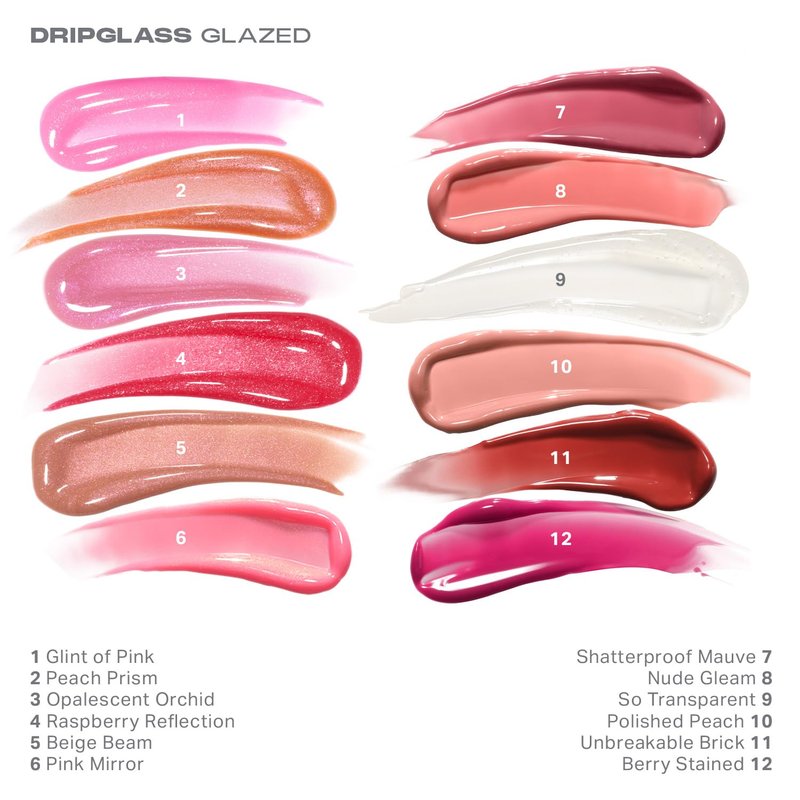 MORPHE Dripglass Lip Gloss - High Shine Semi-Sheer or Full Coverage - Infused With Squalane & Vitamin E | Polished Peach (0.13 Fl Oz)