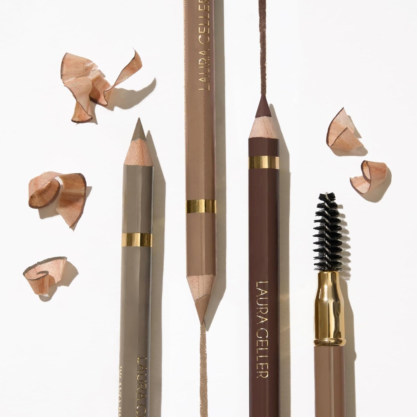 Bravo Brows Soft Pencil & Brush Set - Dark Brown Eyebrow Makeup Tool
