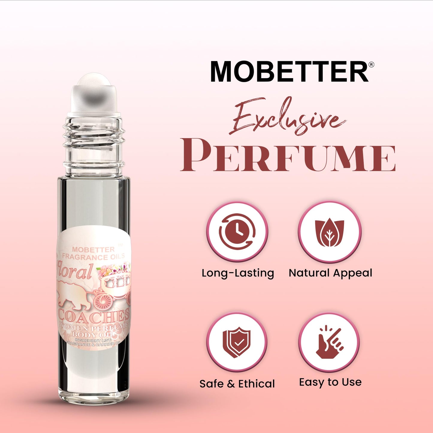 MOBETTER FRAGRANCE OILS Floral Coaches Women Perfume Body Oil