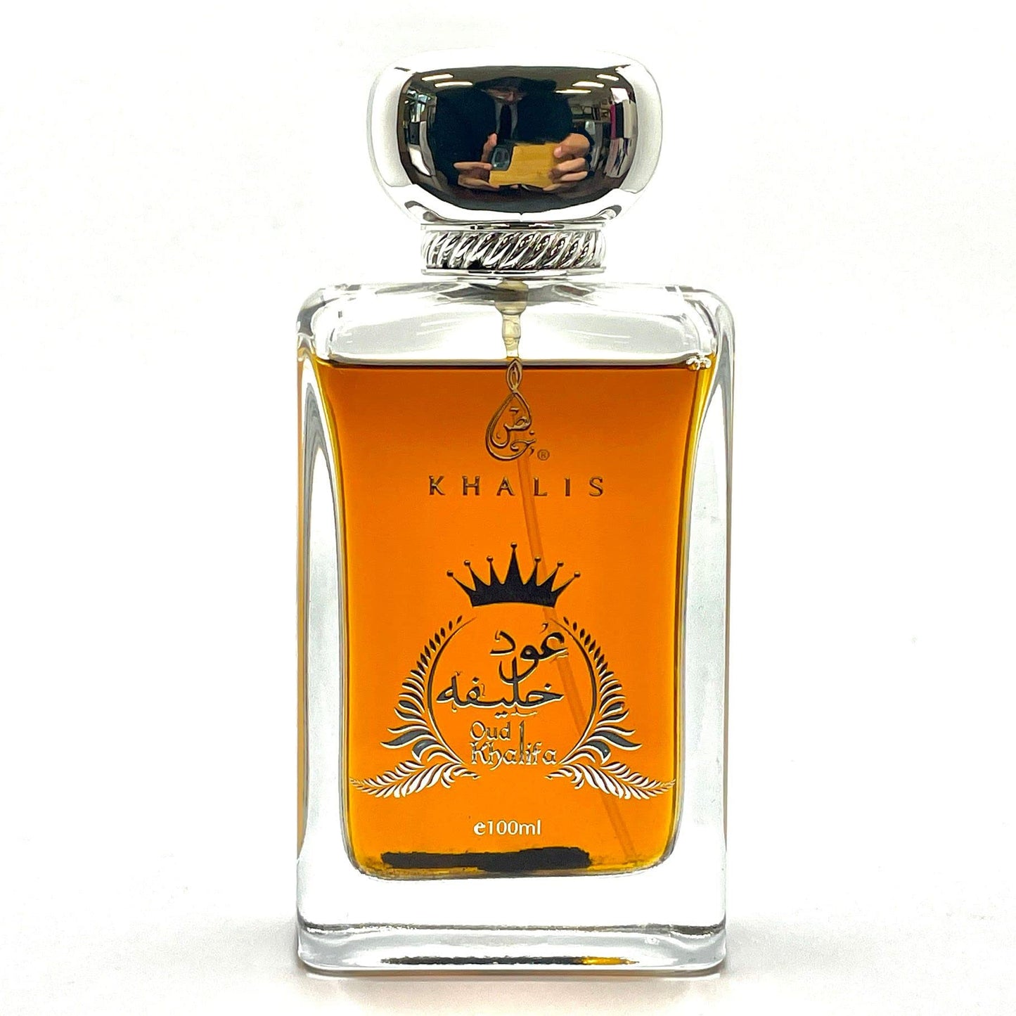 Maison d'Orient Oud Khalifa Eau de Parfum 3.4 oz - Sweet Arabian Oud Blend with Warm Wood Accords Unisex Perfume loved for its long lasting trail and compliment catching aroma
