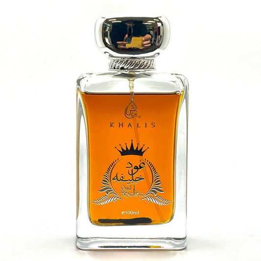 Maison d'Orient Oud Khalifa Eau de Parfum 3.4 oz - Sweet Arabian Oud Blend with Warm Wood Accords Unisex Perfume loved for its long lasting trail and compliment catching aroma