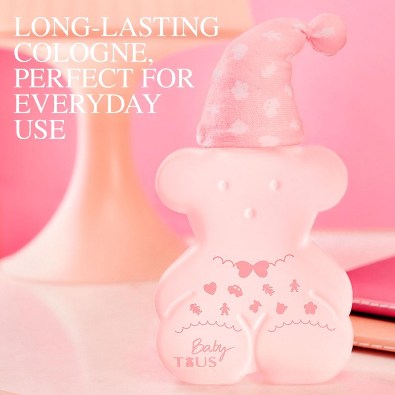 TOUS Baby Cologne for Girls. Floral, Fresh, Powdery Perfume, Gentle Scent for Babies & Toddlers. Ideal Baby Gift, 3.4 Fl Oz