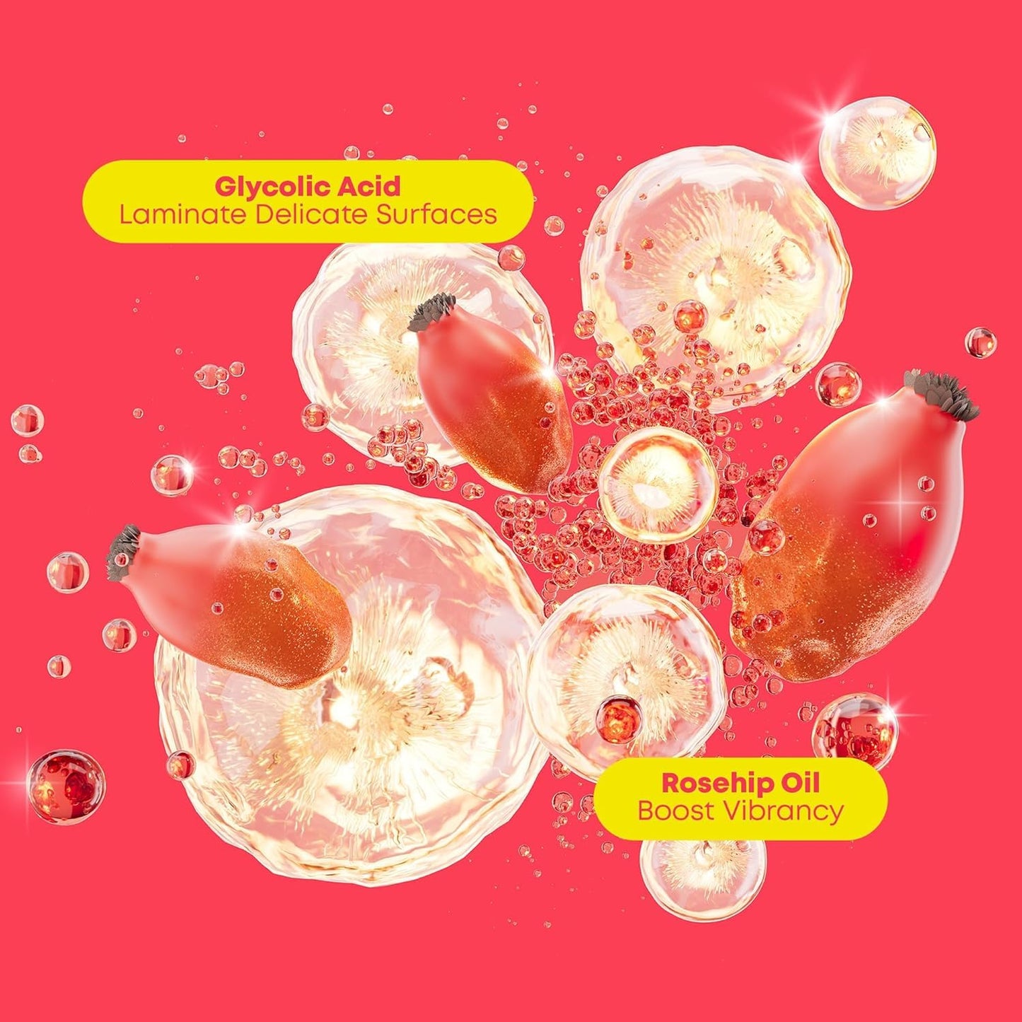 Matrix Glow Mania Super Gloss Mask - Protects Shine & Glow with Glycolic Acid & Rosehip Oil | For Dull & Color-Treated Hair