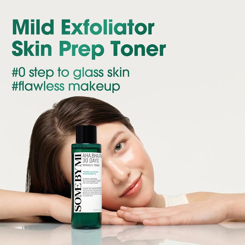 SOME BY MI AHA BHA PHA Miracle Toner & Truecica Clear Pads - 30 Days Clear Skin Solution