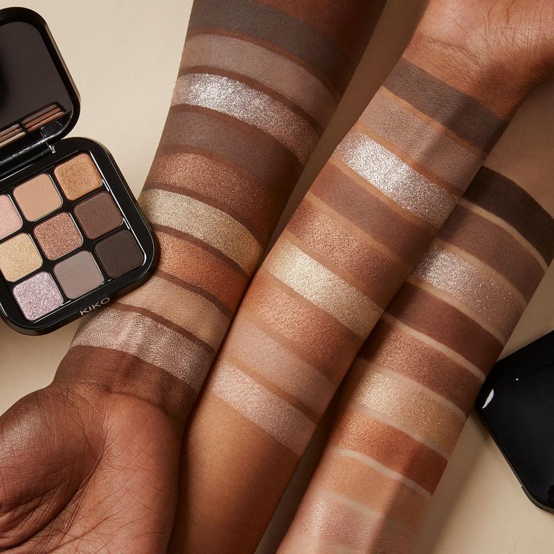 Glamour Multi-Finish Eyeshadow Palette - 9 Versatile Shades for Stunning Looks