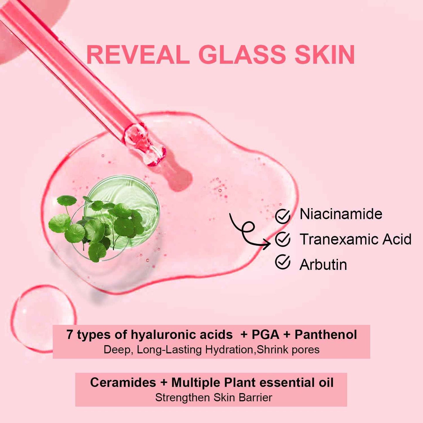 AVJONE Niacinamide 10 + TXA 4 Serum, Facial Serum for Glass Skin, Clarifying, Radiant Complexion with Natural Color - Vegan Paraben Fragrance Cruelty Free (30ml /1.01 fl.oz)