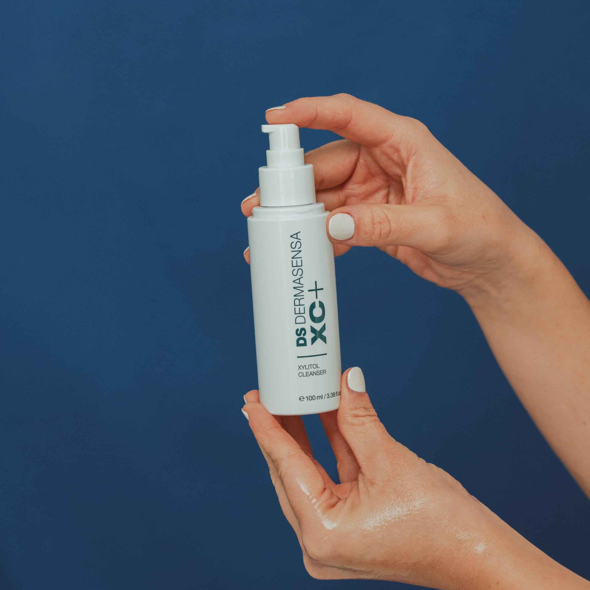 DS Dermasensa XC+ Xylitol Cleanser – Hydrating Face Wash with Amino Acids & APG, Gentle pH-Balanced Foaming Formula, Removes Oil & Impurities, Strengthens Skin Barrier, 100ml/3.38 fl.oz