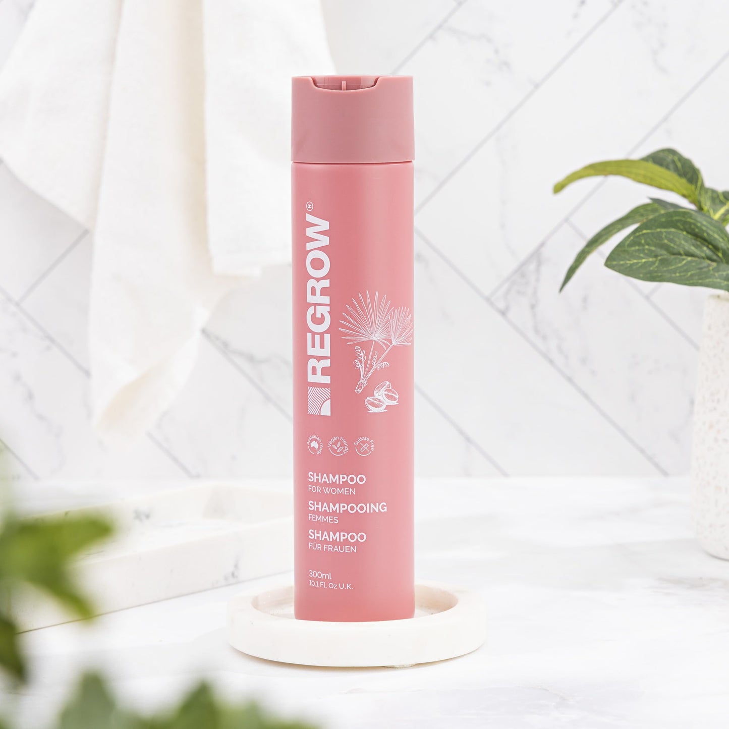 REGROW Womens Shampoo for Stronger Thicker Looking Hair 10.14 fl oz