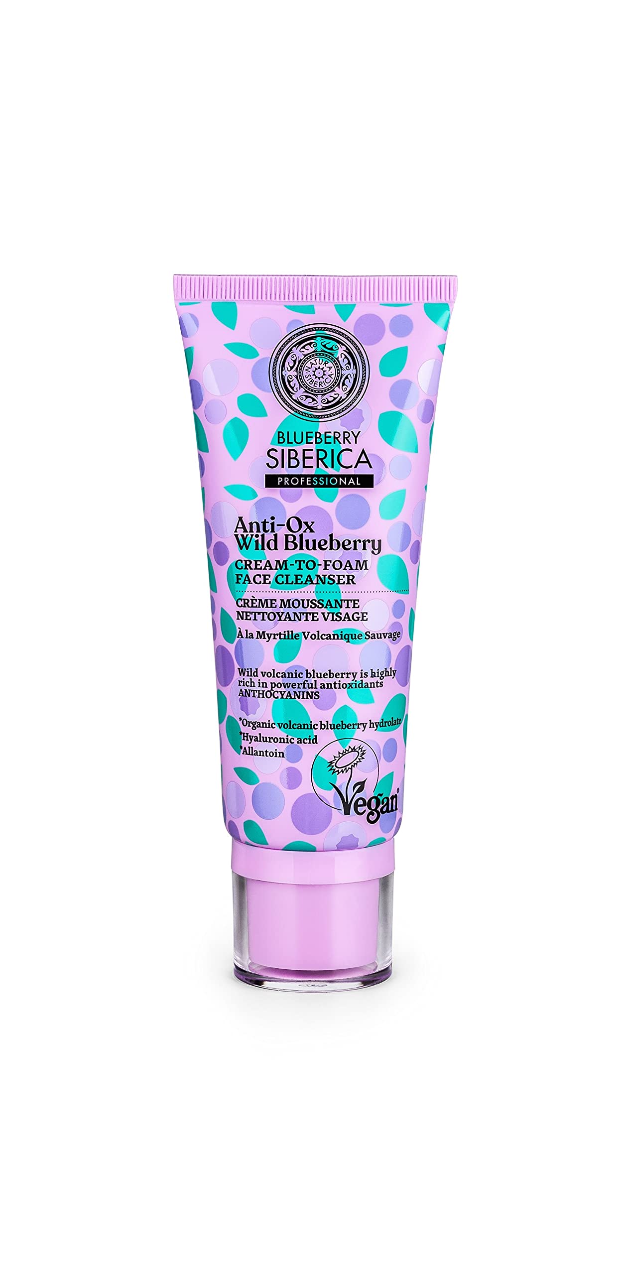 Natura Siberica Natural Anti-OX Wild Blueberry Cream Face Cleanser 100 ml