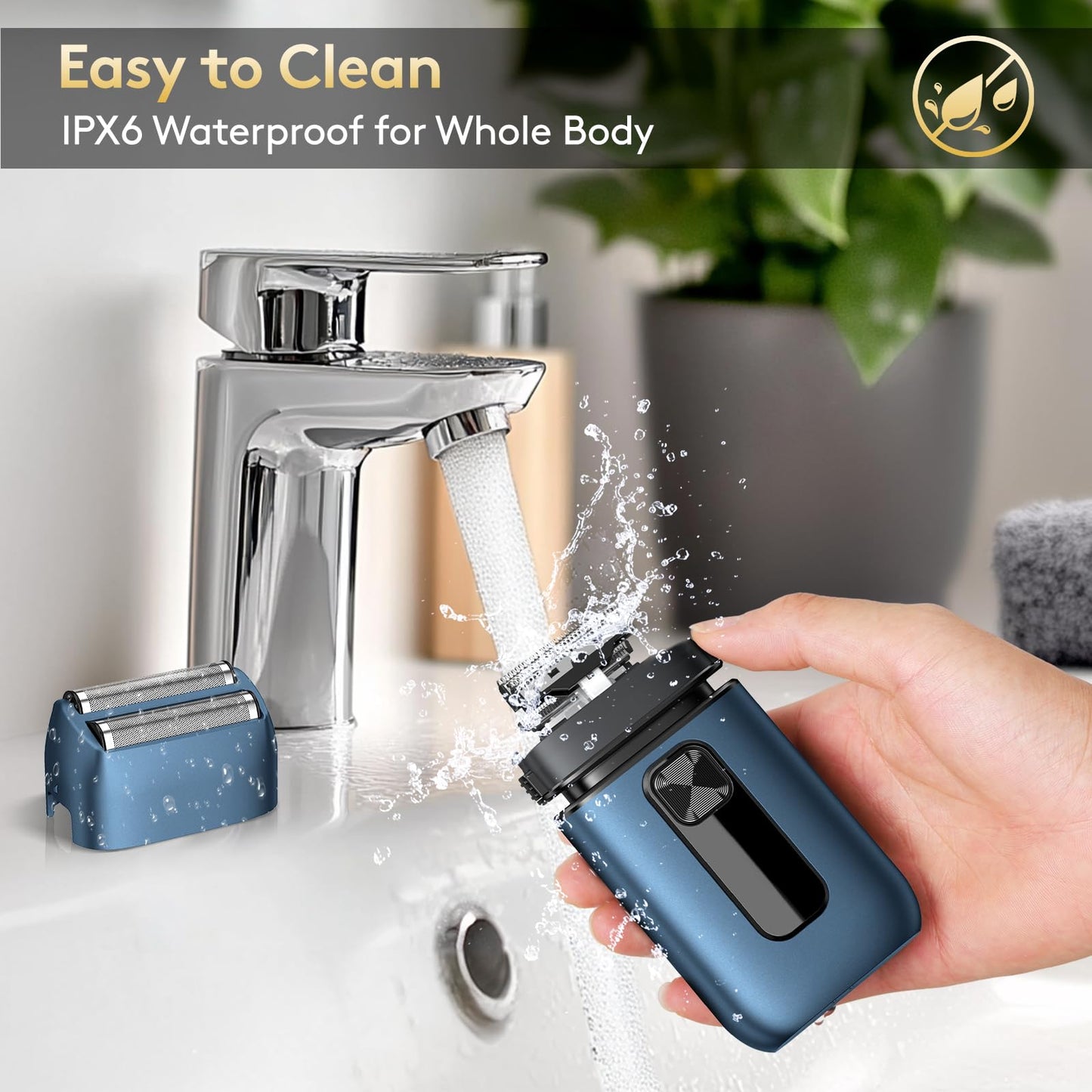 Brightup Foil Shaver for Men, Electric Razor with Smooth Close Shaving