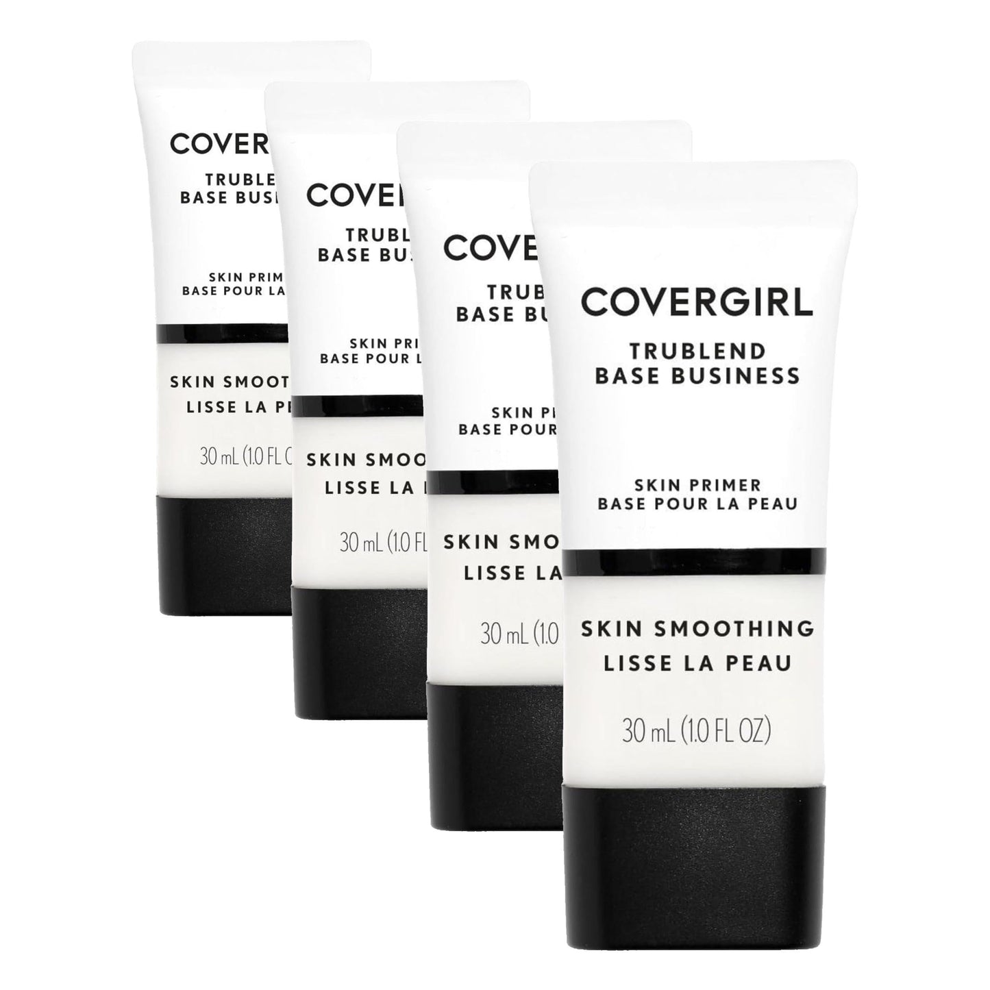COVERGIRL Base Business Face Primer, Skin Smoothing 100, 1.01 Ounce (Pack of 4)