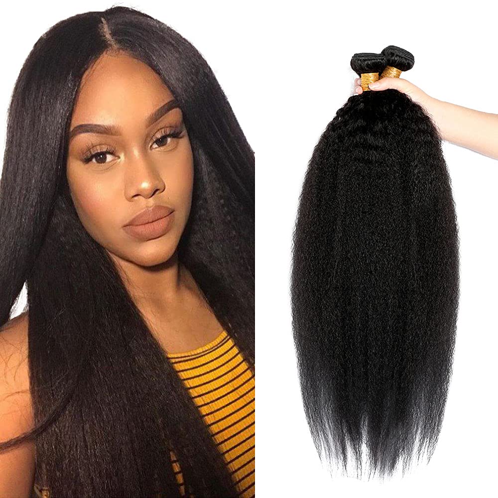 Straight Human Hair Bundles 22 24 26 Inch 3 Bundles/150g Double Weft Natural Black Color Straight Bundles Human Hair Weave For Black Women