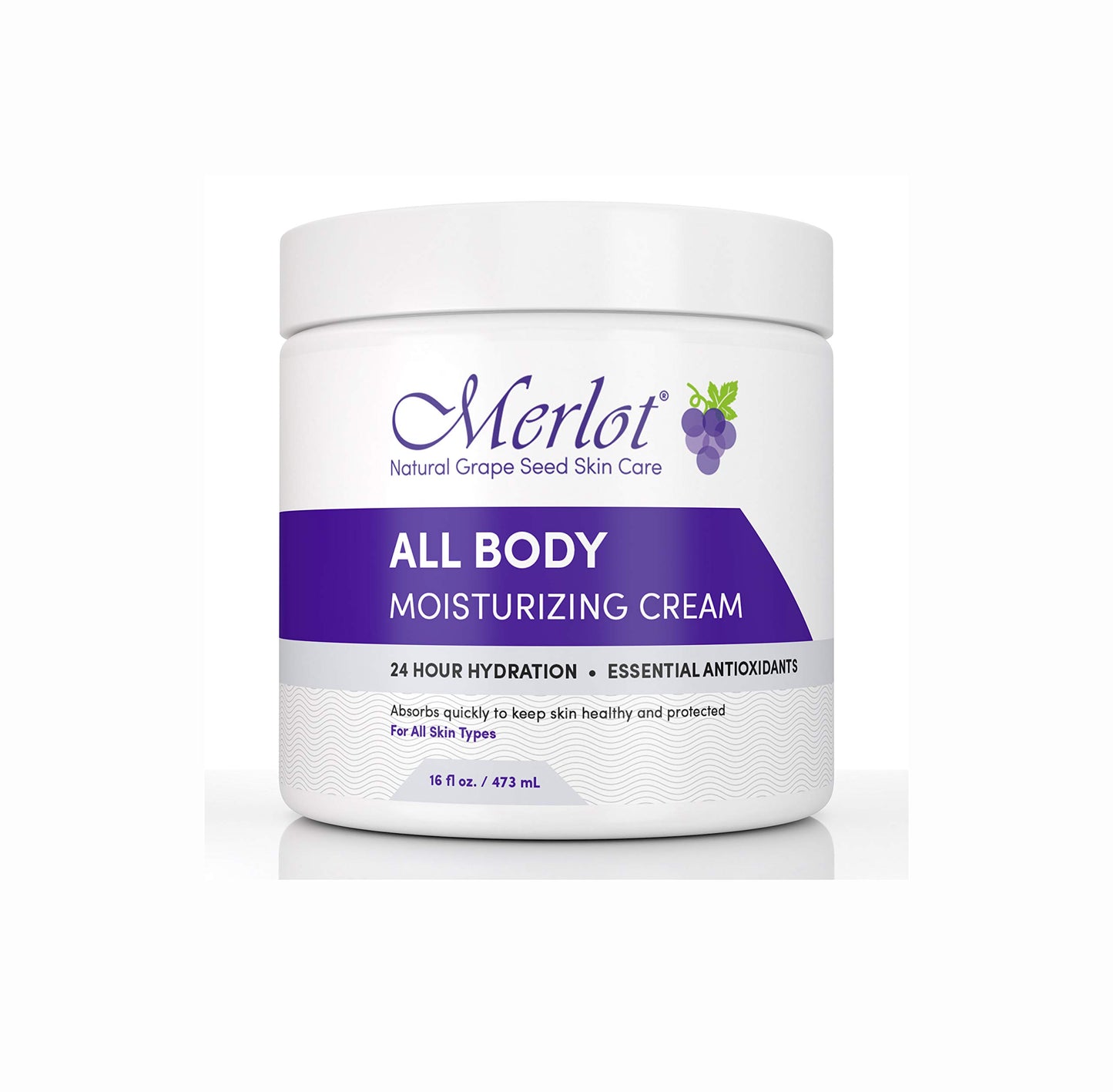 Merlot MOISTURIZING All BODY CREAM FOR ALL SKIN TYPES | 16 OZ