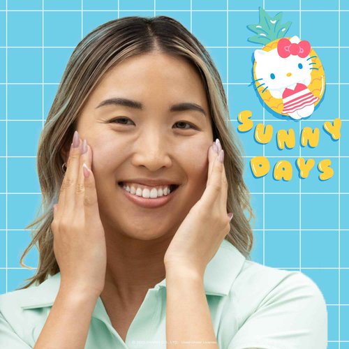 The Crème Shop x Hello Kitty Sunny Days Mineral SPF 40 Sunscreen, Korean Inspired Facial Sunscreen, 12.3% Zinc Oxide, Sanrio Collaboration, No White Cast, Soothing and Silky Formula, Sun Block