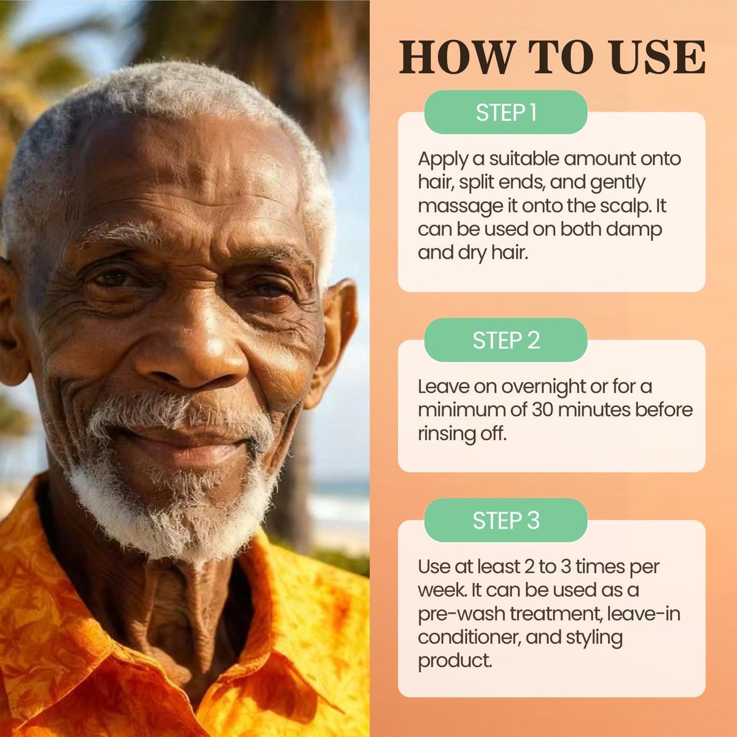 Batana Oil for Hair Growth Dr Sebi, 100% Raw Organic Batana Hair Mask from Honduras, Wild Growth Hair Oil, Scalp Oil Promotes Hair Thickness, Prevents Loss for Men & Women, 4.06 fl oz