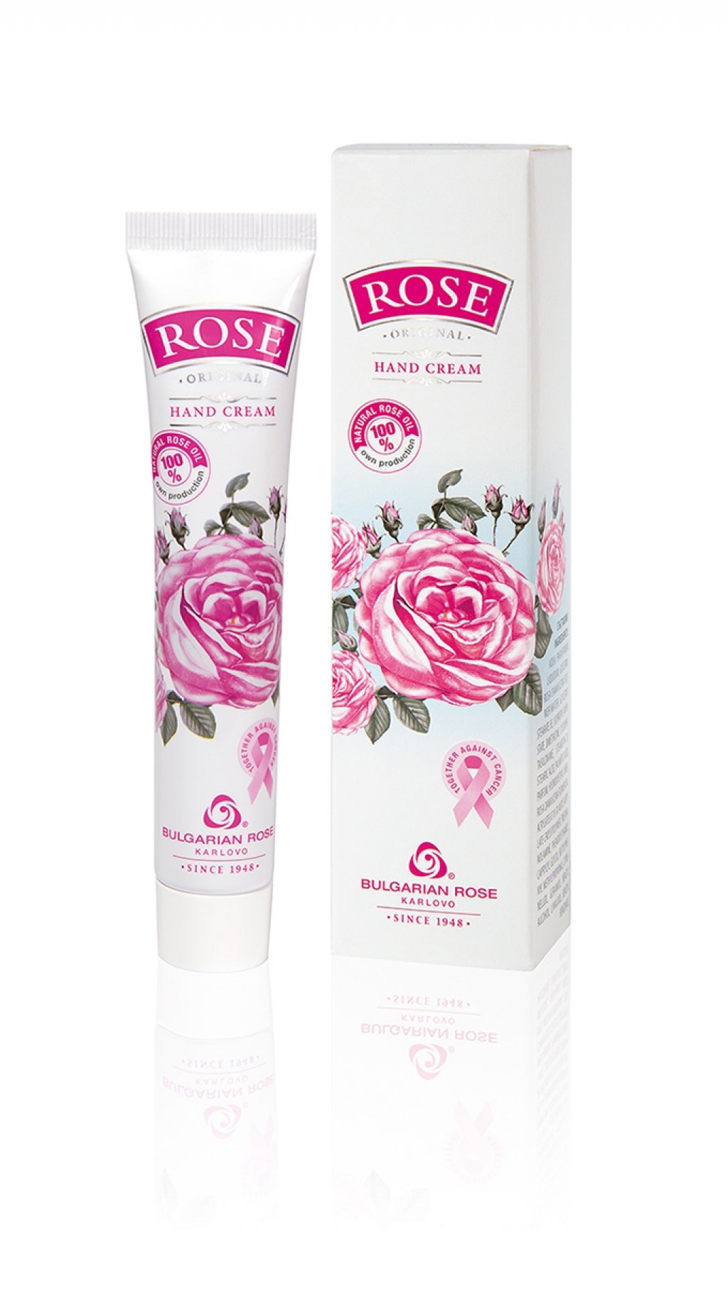 Rose Bulgarian Revitalizing Hair Care 3 Piece Gift Set - Natural Rose Shampoo, Hair Conditioner, Hand Cream