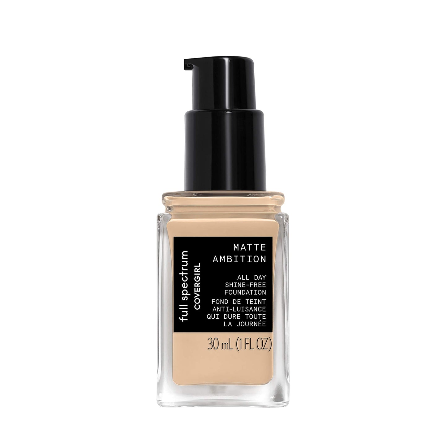 COVERGIRL Matte Ambition, All Day Foundation, Light Cool, 1.01 Ounce