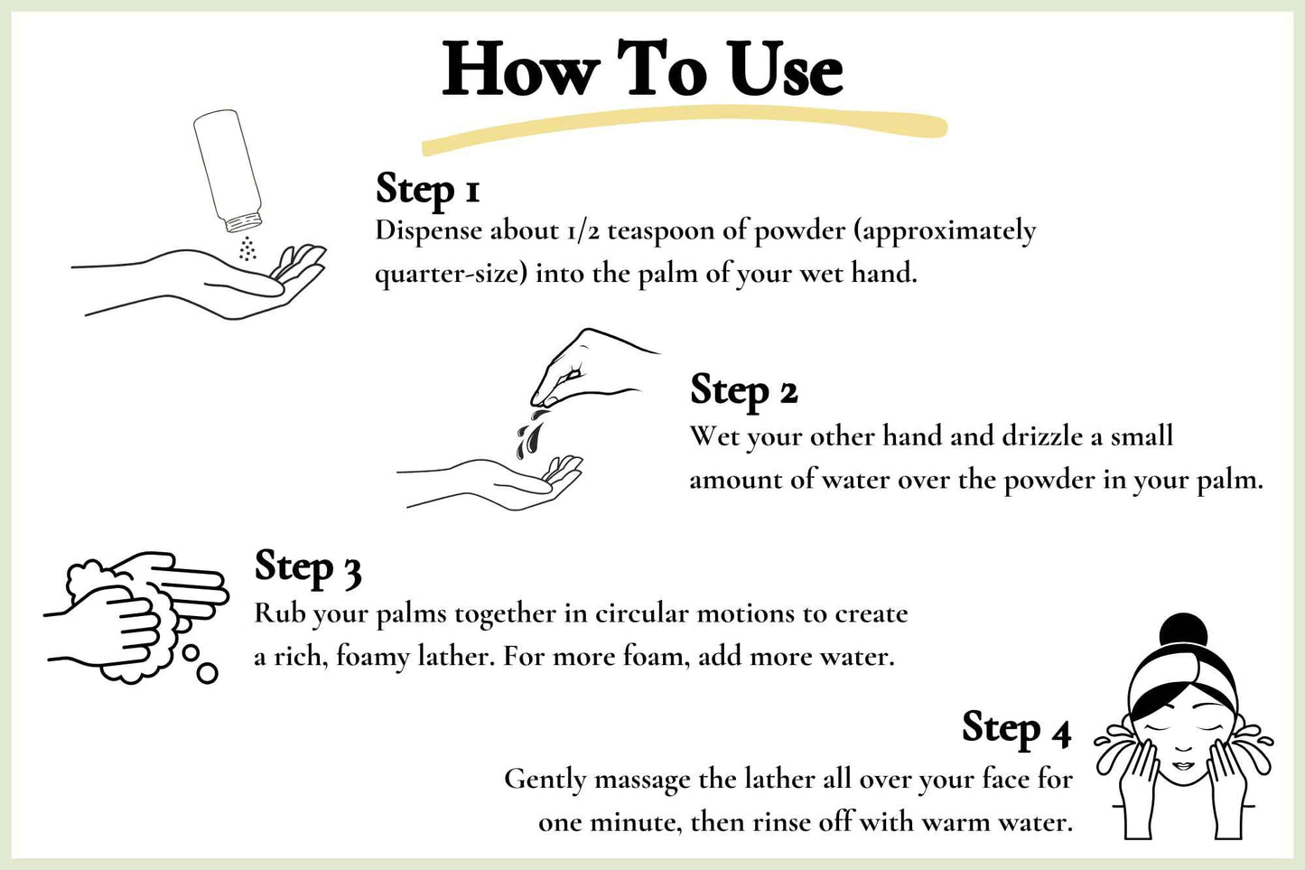 Goldcrest Naturals Natural Face Wash Powder–Waterless Cleanser for Acne-Prone, Oily, Sensitive Skin–Cruelty-Free, Plant-Based, Preservative-Free–Gently Exfoliates with Organic Neem & Niacinamide, 2oz