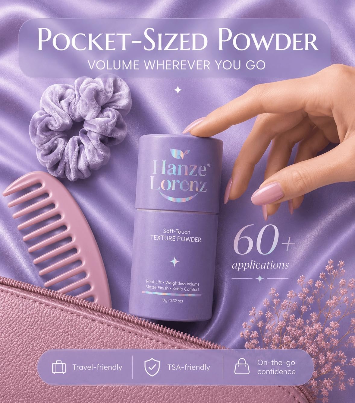 Texture Powder Hair Women - Volumizing Root Lift Styling Dust Unscented