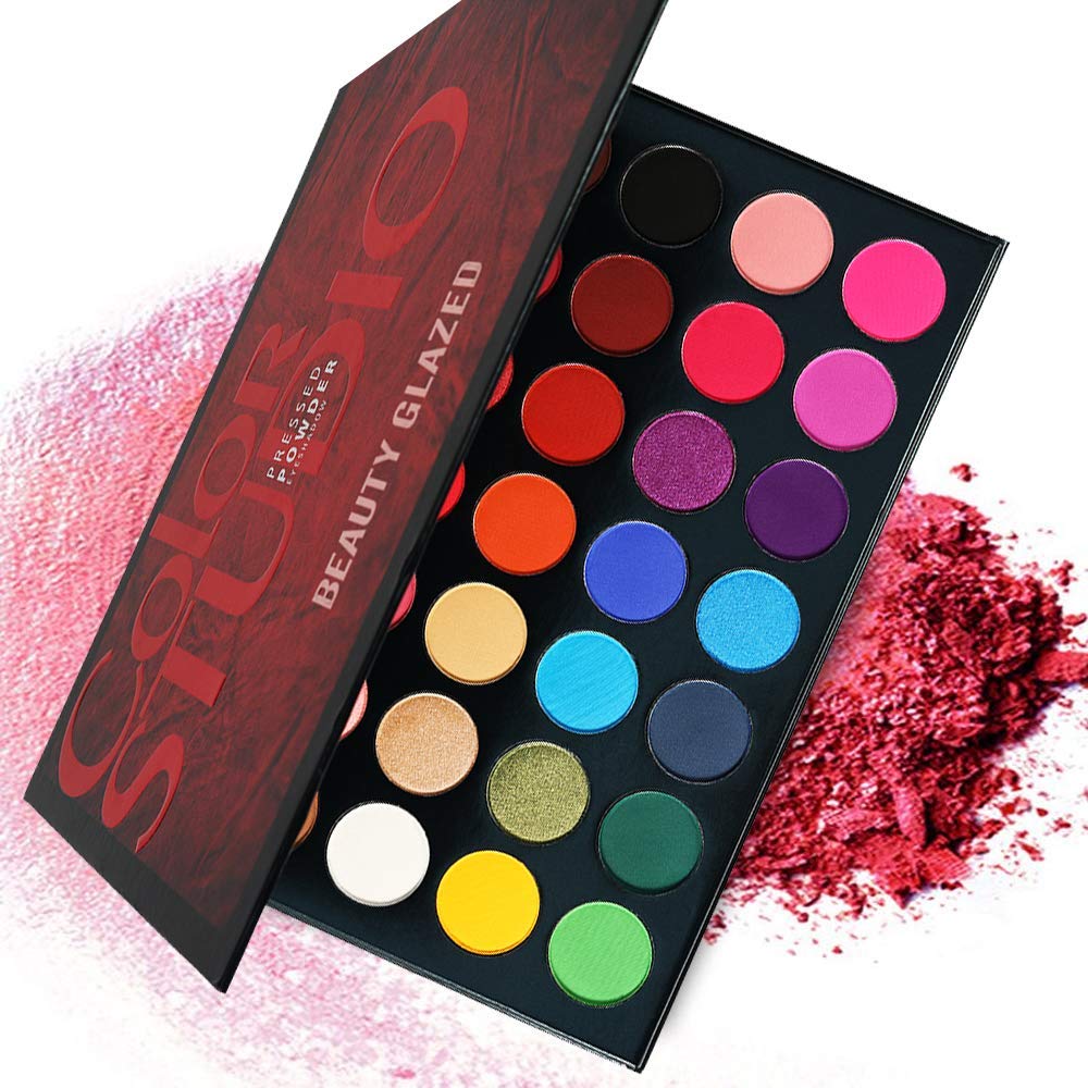 35 Color Eyeshadow Palette - Halloween Makeup | Matte & Shimmer Textures, Blendable Creamy Formula