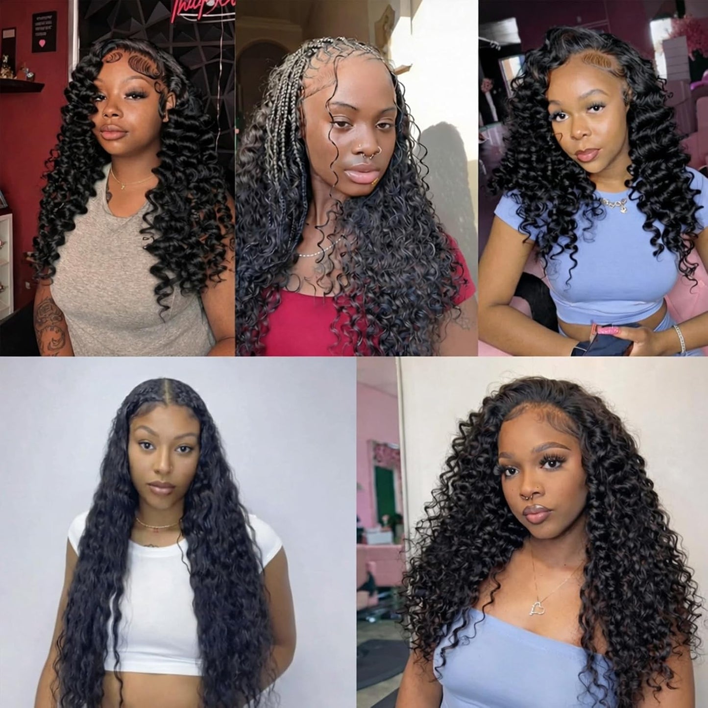 Wequeen 16A Deep Wave Human Hair Bundles - 100% Unprocessed Brazilian Virgin Hair | 18 Inch Extensions