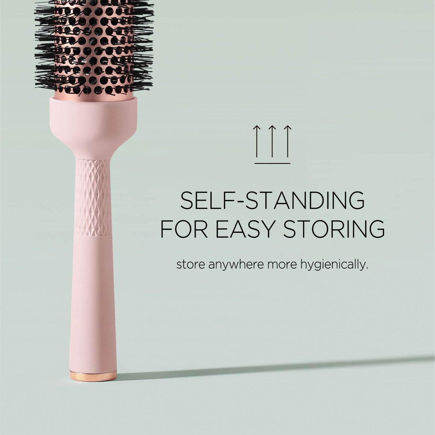 F3 Systems Magic Curling Round Brush Set (1&1.7Inches), Cut Drying Time, Self-Standing Round Brush, Great Blowout,Ceramic Coated Barrel,Quick Styling,Blowout Volume,Ionic Thermal Barrel, Wave Styler