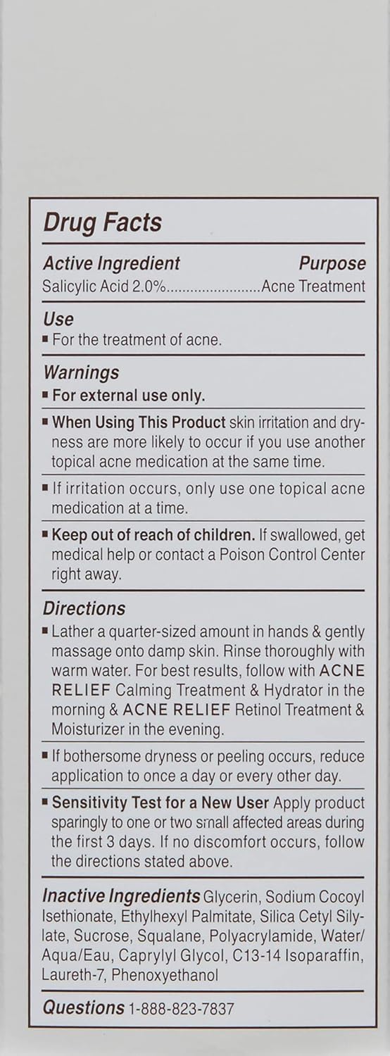 Perricone MD Acne Relief Cleanser - Gentle & Soothing Formula | 6 oz