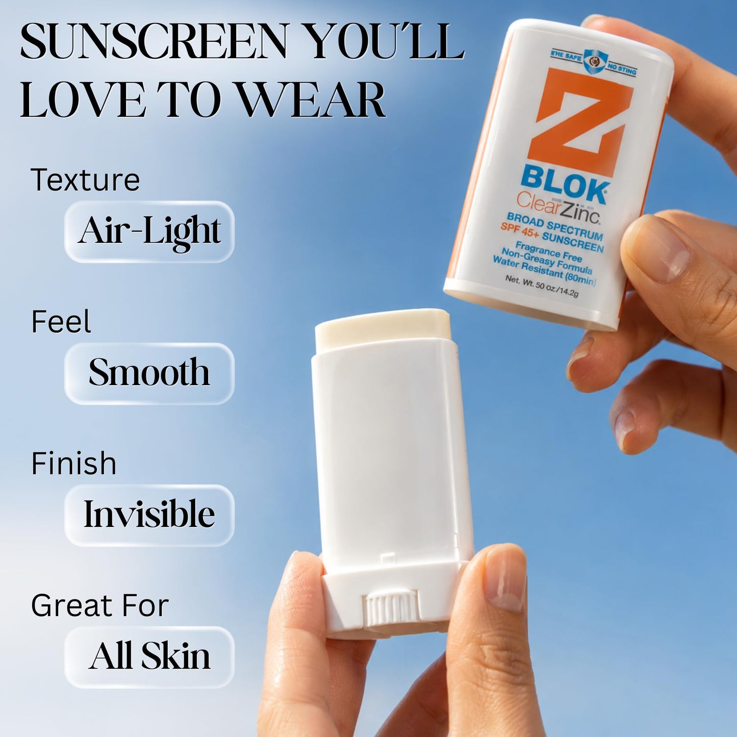 Z Blok Stick SPF 45 Mineral Sunscreen