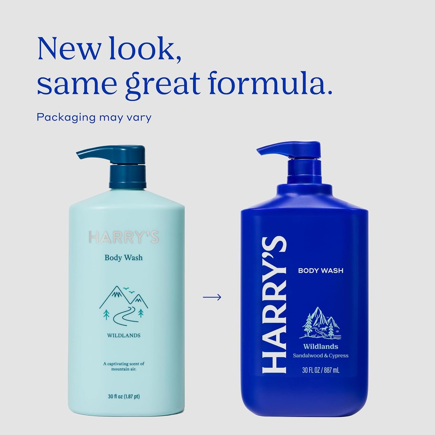 Harry's Men's Body Wash - Wildlands Scented Shower Gel - 30 Fl Oz | Paraben-Free, Sulfate-Free, Dye-Free