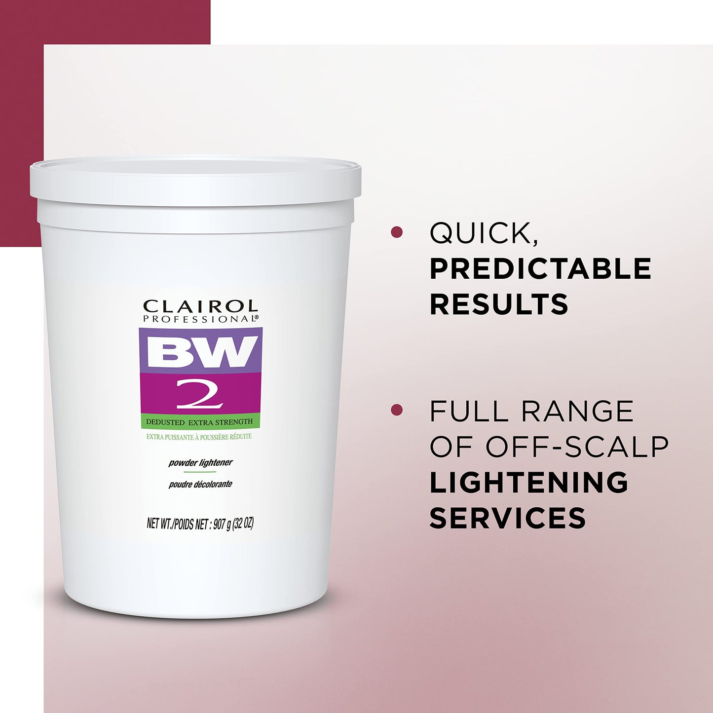 Clairol Professional Basic White Lightener for Hair Highlights, 16 oz.