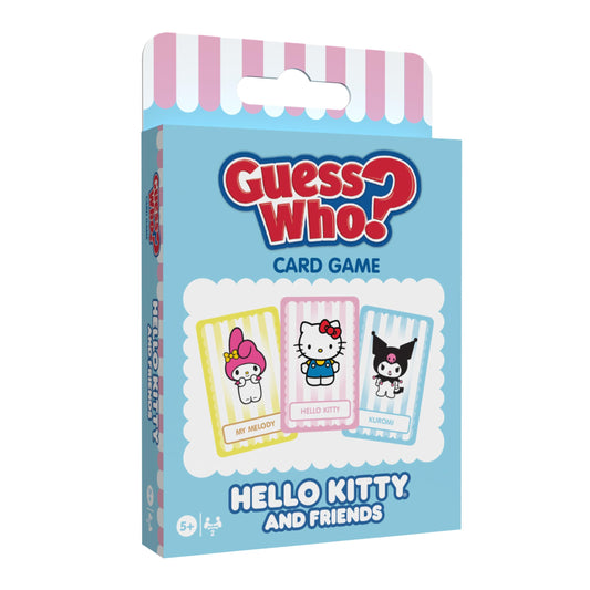 Guess WHO? Card Game: Hello Kitty and Friends, Featuring 20 Characters, My Melody, Kuromi, Badtz-Maru and More, Family Friendly Deduction Game, Officially Licensed Merchandise & Collectible
