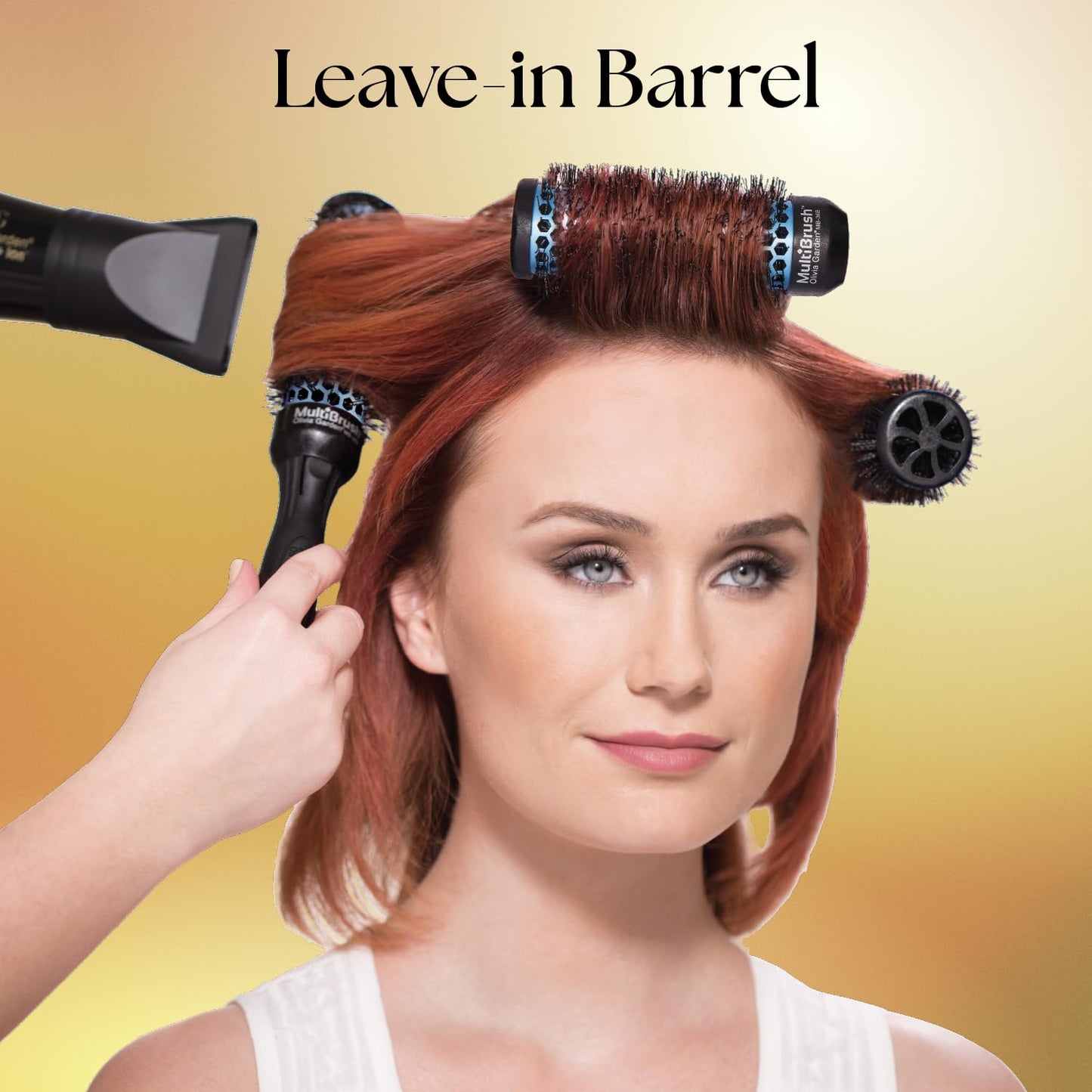 Olivia Garden MultiBrush Detachable Thermal Styling Hair Brush MB-KT01 (3-Piece Kit)