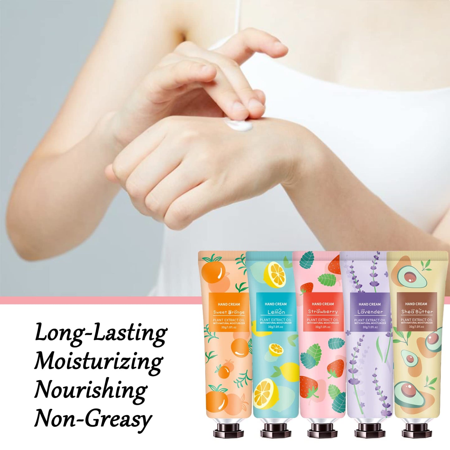 10 Pack Hand Cream for Dry Cracked Hands,Gifts for Women,Teen Girls,Bridesmaid Gifts,Teacher Gifts,Birthday Gifts for Women,Teens,Natural Plant Fragrance Mini Hand Lotion Moisturizing Hand Care Cream