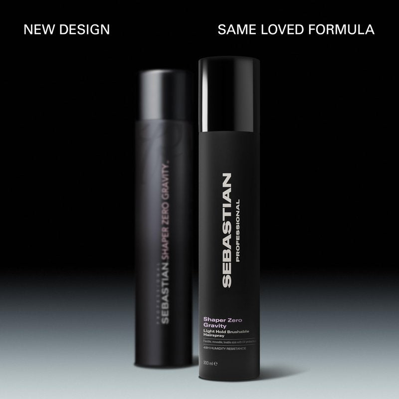 Sebastian Professional Shaper Zero Gravity Hairspray | Brushable-Lightweight, Flexible Hold | 10.6 oz | Packaging May Vary