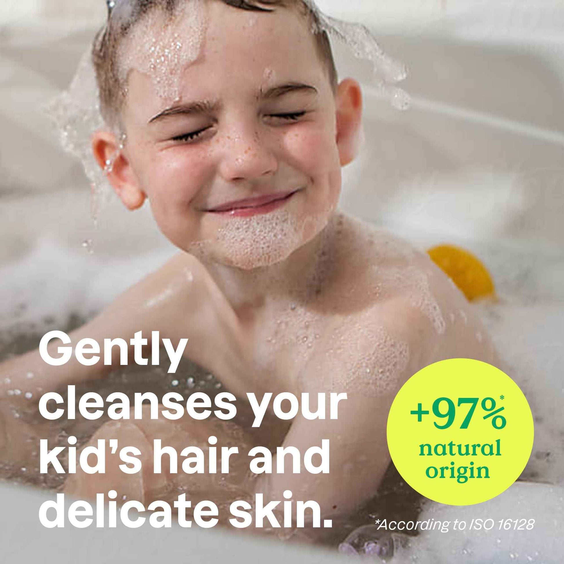 ATTITUDE Shampoo and Body Wash for Kids, EWG Verified Hair and Body Cleanser, Dermatologically Tested Soap, Plant and Mineral Based Bath Products, Vegan, Refillable Bottle, Vanilla and Pear, 16 Fl Oz