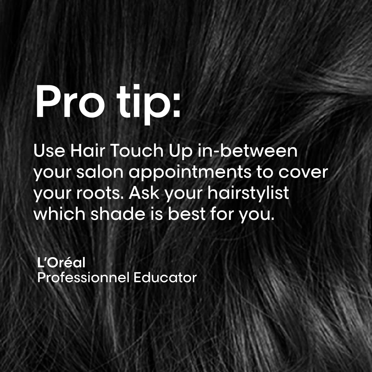 L'Oréal Professionnel Paris Hair Touch Up - Root Concealer Spray - Blends and Covers Grey Hair, Does Not Transfer or Smear, 2.0 Oz Light Brown