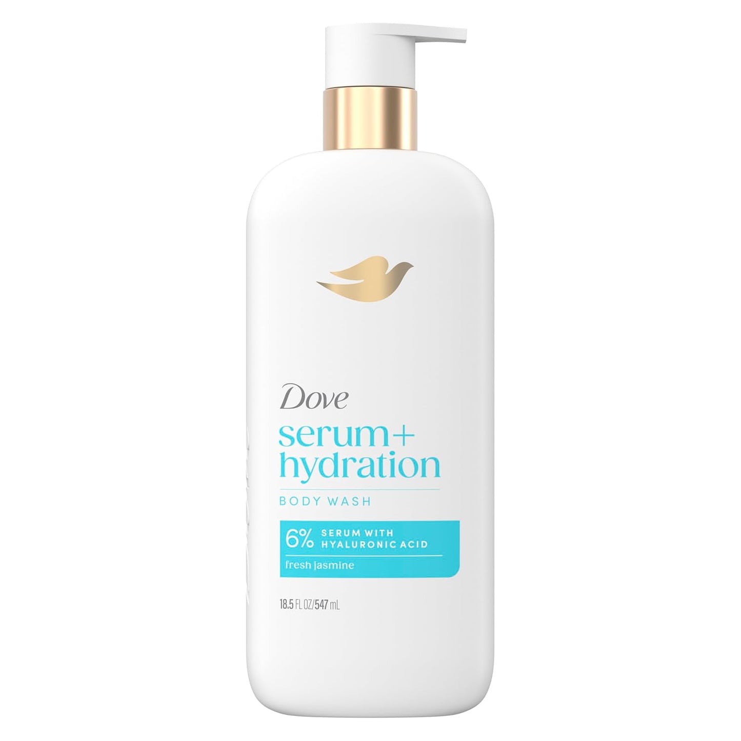 Dove Body Wash - Hydration Boost with Hyaluronic Acid | 18.5 oz for Deep Moisture